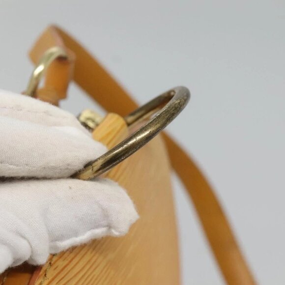 LOUIS VUITTON Epi Mabillon Backpack Yellow LV Auth - Picture 12 of 16